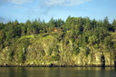 cabin on hill